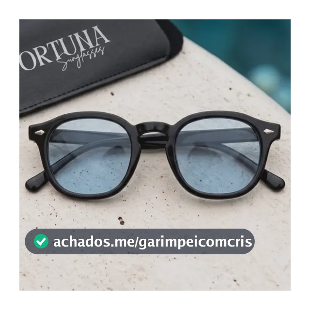 Óculos De Sol Redondo Premium Flexivel Old Money Original
