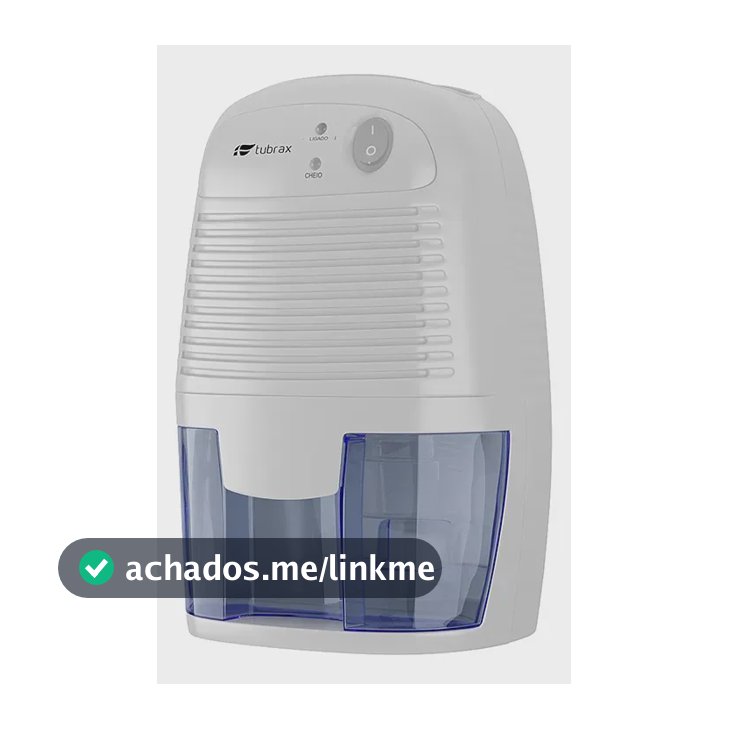 Mini Desumidificador Elétrico Antimofo 500ml Tubrax