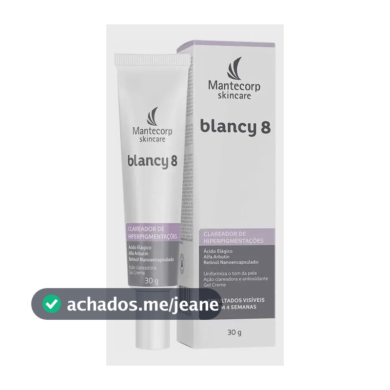 Clareador Facial Mantecorp Skincare Blancy 8 30ml