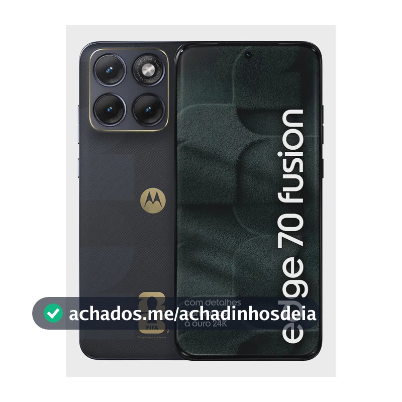 Smartphone Motorola Edge 70 Fusion 5g Fifa World Cup Collection - 256gb 8gb Ram + 16gb Ram Boost, Camera 50mp Sony Lytia 710, Tela 1.5k Extreme Amoled - Grafite