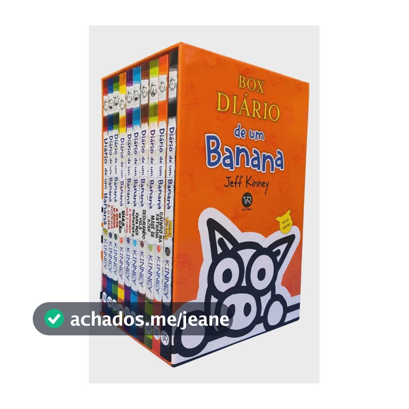 Box Diário de um banana -10 volumes - Kinney, Jeff - VR Editora - Capa Mole