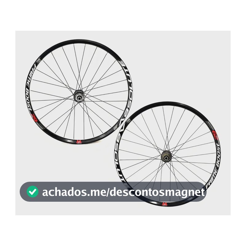 Par De Rodas 29 Tubeless Absolute Prime Boost 28 Furos Mtb Cor Preto