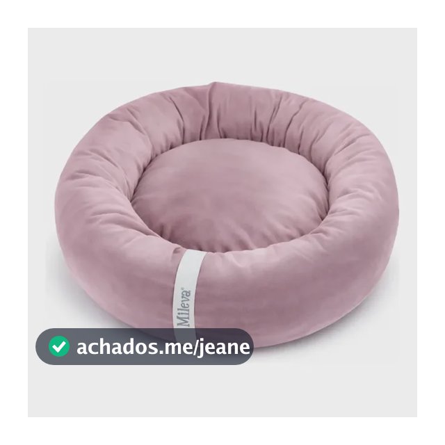 Cama Gato Nuvem Caminha Pet Redonda Ninho Soft Macia 50x50cm Cor Rose Touch