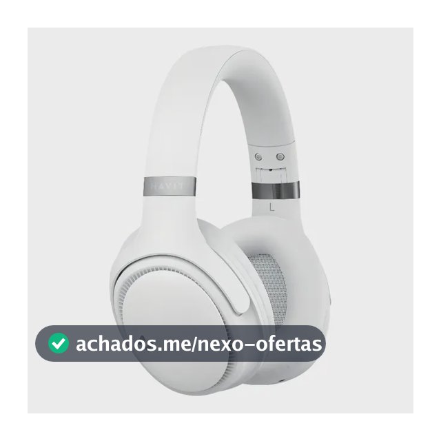 Heaphone Havit H630bt Bluetooth 5.3 On-ear 3d 55h Cor Bege