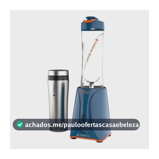 Blender Zoop Sport Inox Cadence Com 2 Jarras