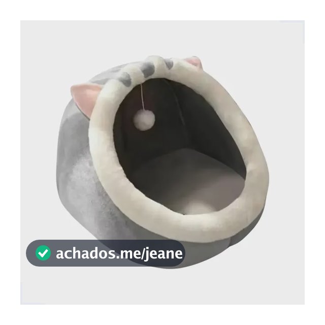 Casinha Cama Toca De Pelúcia Cabana Tenda Luxo P/ Pet Gatos