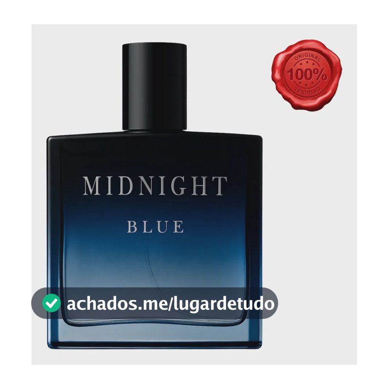 Perfume Masculino Premium Midnight Blue 100ml Original Árabe