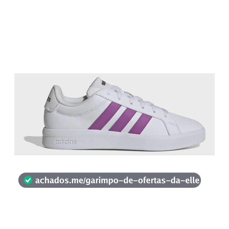 Tênis Feminino Grand Court Base 3.0 adidas Branco Liso 37 Br