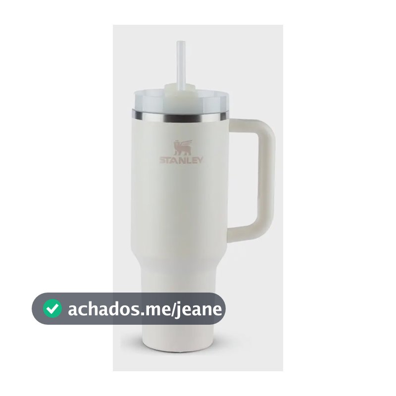 Copo Térmico Quencher Cream Aço Inox 1,18 Litros Stanley Cream