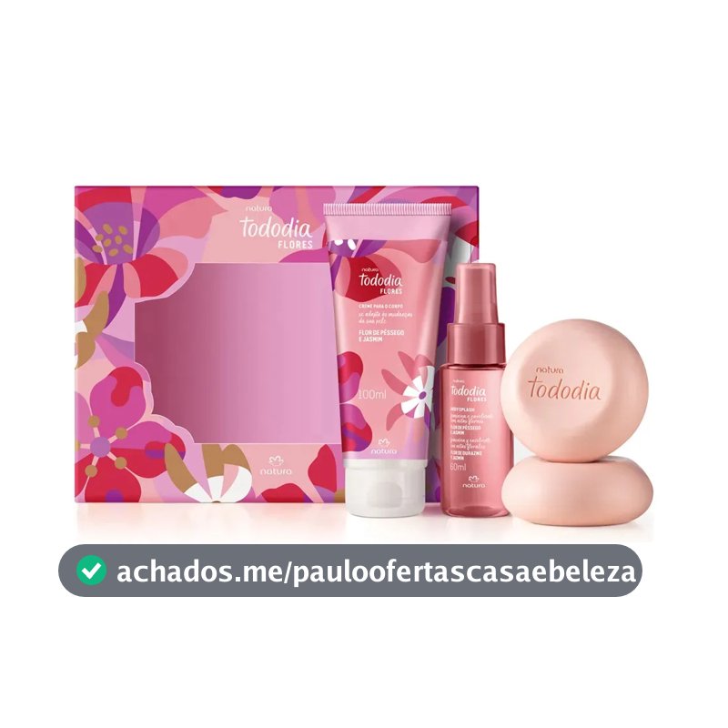 Kit Natura Tododia Flores Essenciais - presente