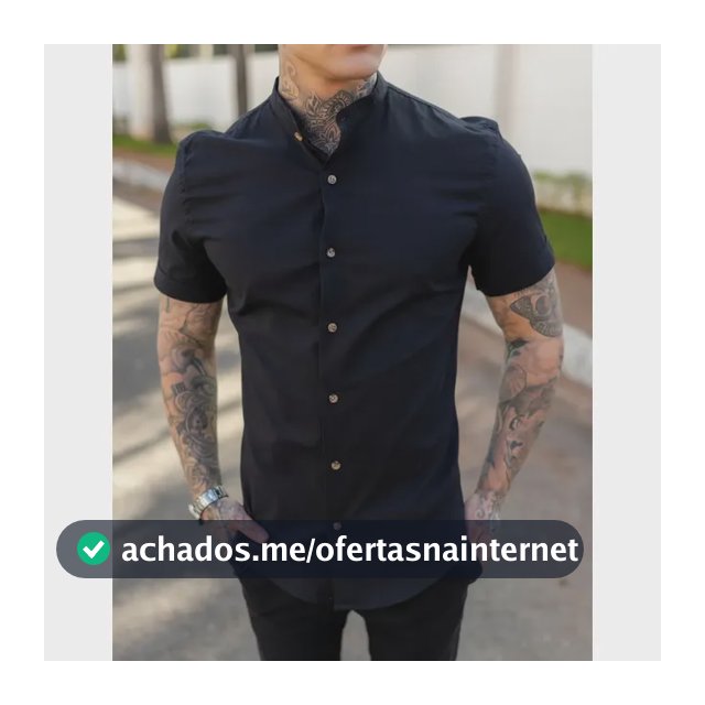 Camisa Social Slim Fit Eterno Masculina Gola Padre