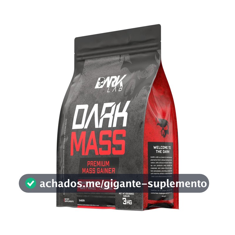 Hipercalorico Dark Mass - 3kg - Dark Lab Sabor Chocolate