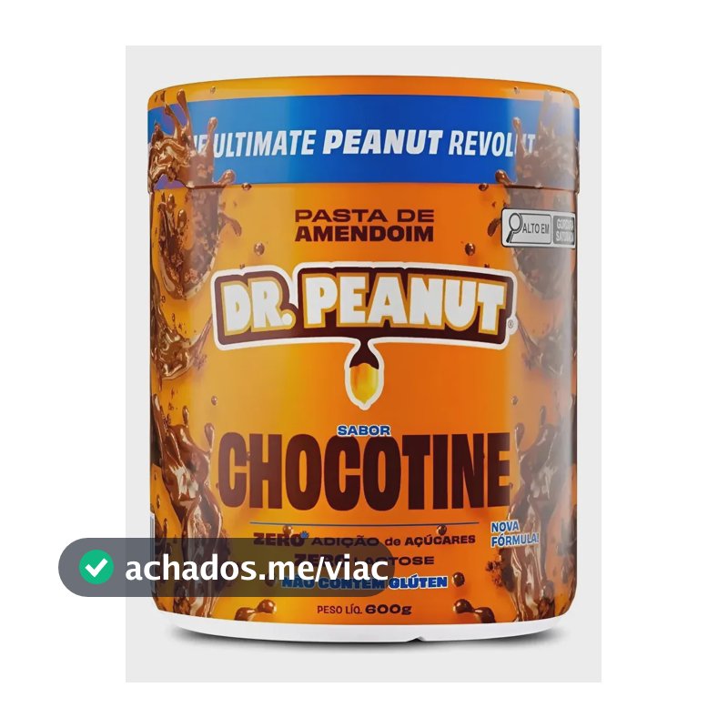 Pasta de amendoim Dr. Peanut Gourmet sabor Chocottine x 600g
