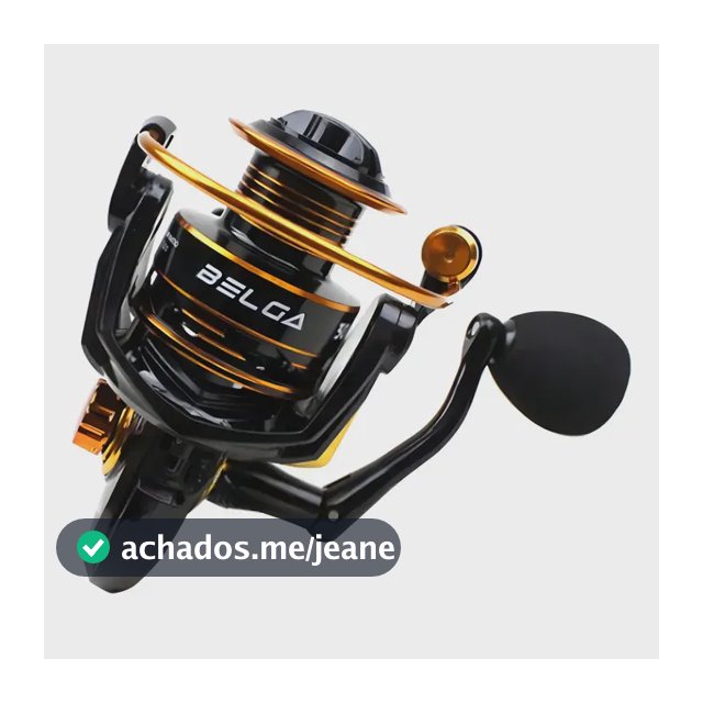 Molinete Albatroz Belga 30 Preto Anti-Reverse 3+1 Rolamentos