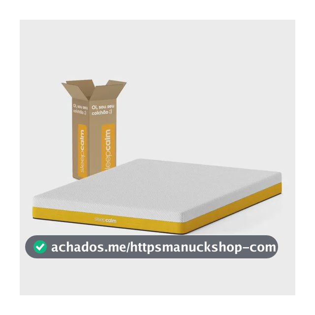 Colchão Casal Sleepcalm Elemental Firme - Espuma com Adaptabilidade 138x188cm