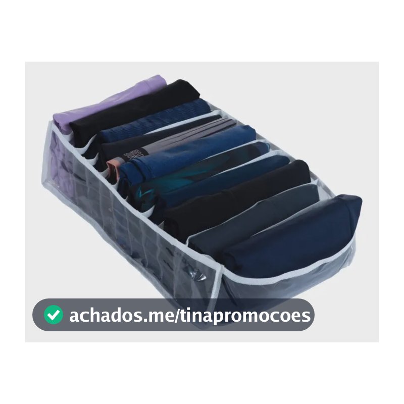 Kit 5 Colmeia Organizadora Verde Agua Enxovais M PVC 40x25x10 10 Divisórias