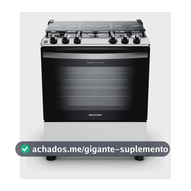 Fogão Brastemp 5 Bocas Mesa Inox - BFS5NDB