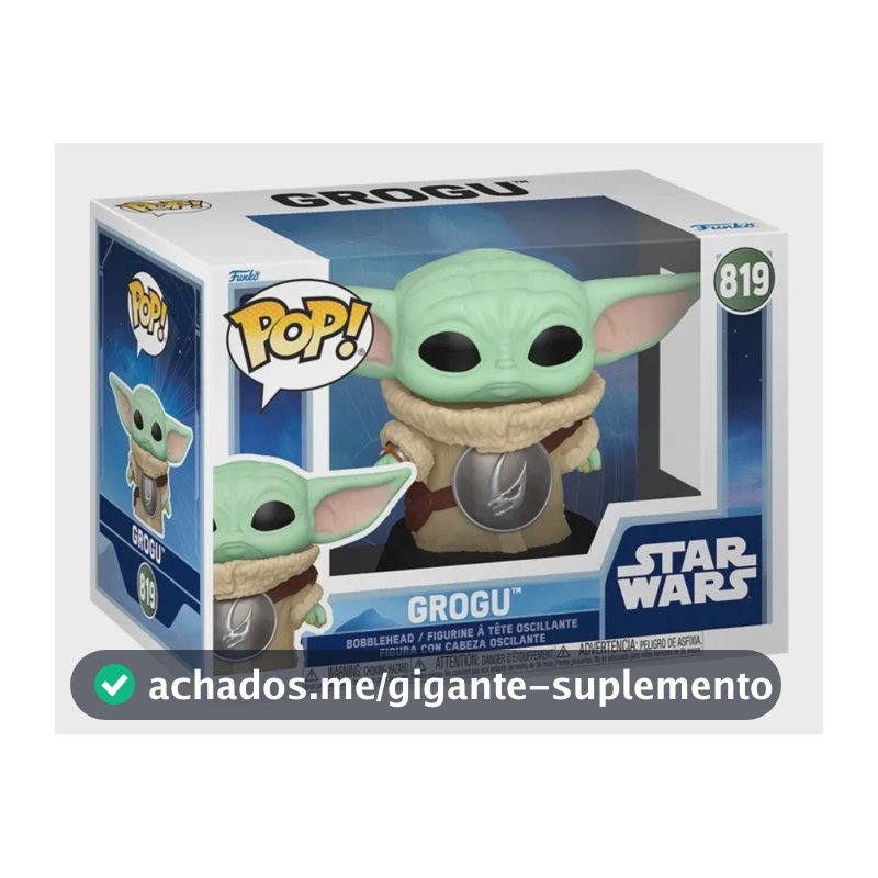 Boneco Funko Pop! Star Wars Mandalorian E Grogu - Grogu