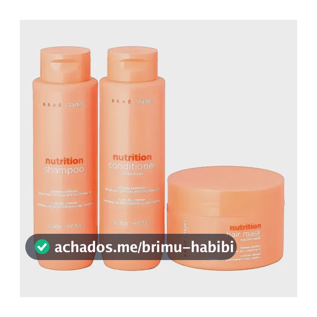 Kit Brae Para Nutrição Linha Braé Stages Nutrition - 3 Itens