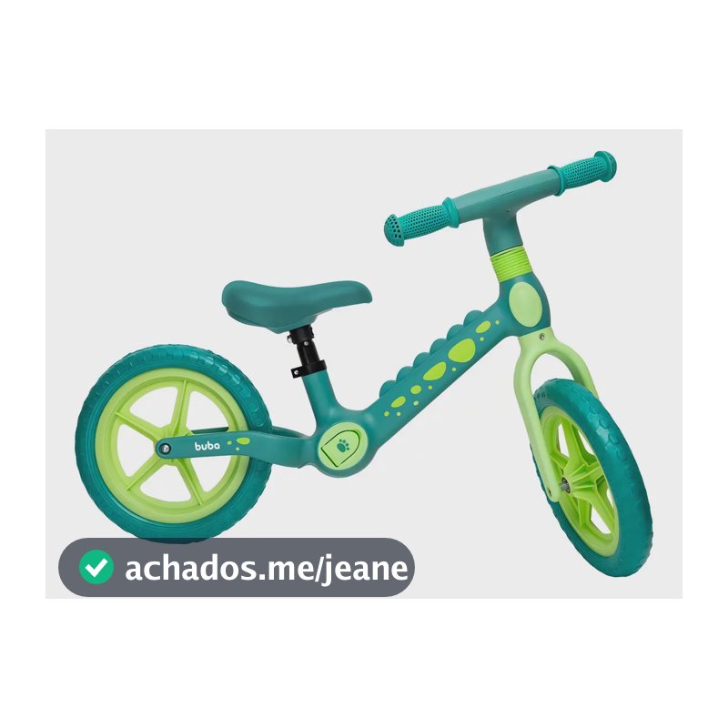 Bicicleta De Equilíbrio Dino Balance Bike S/ Pedal Bebê Buba