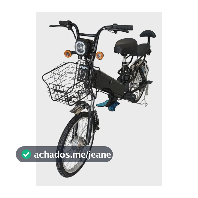 Bike Bicicleta Souza Elétrica Bateria De Lítio Painel 750w Preto