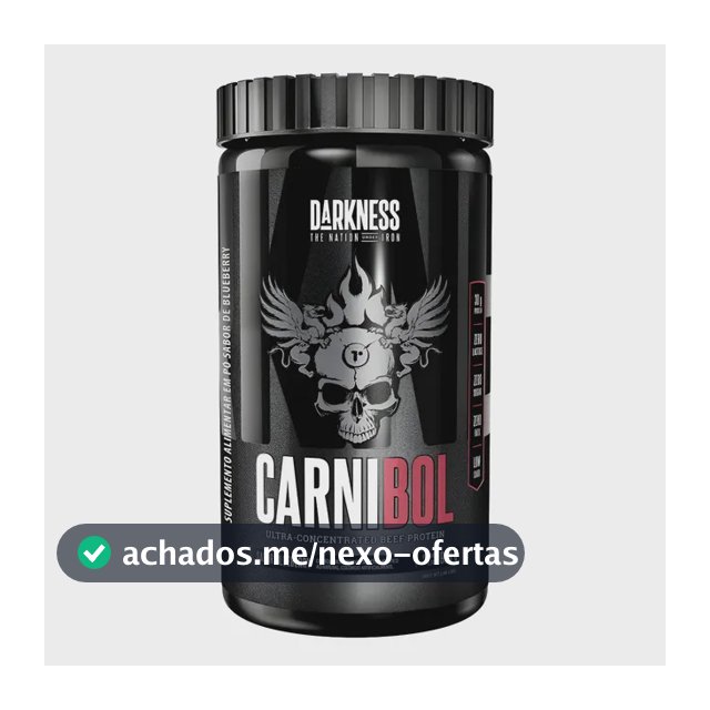 Carnibol Blueberry 900g - Darkness Proteina Isolada Da Carne Blueberry