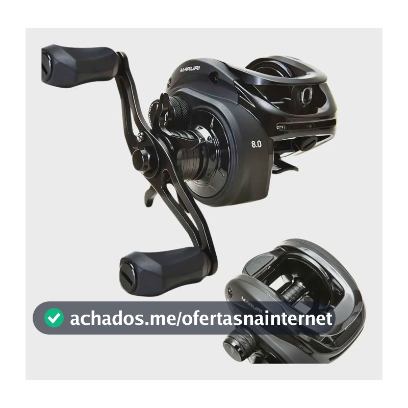 Carretilha Maruri Black Tamba Bg Carbon - Lançamento 2023 Direita
