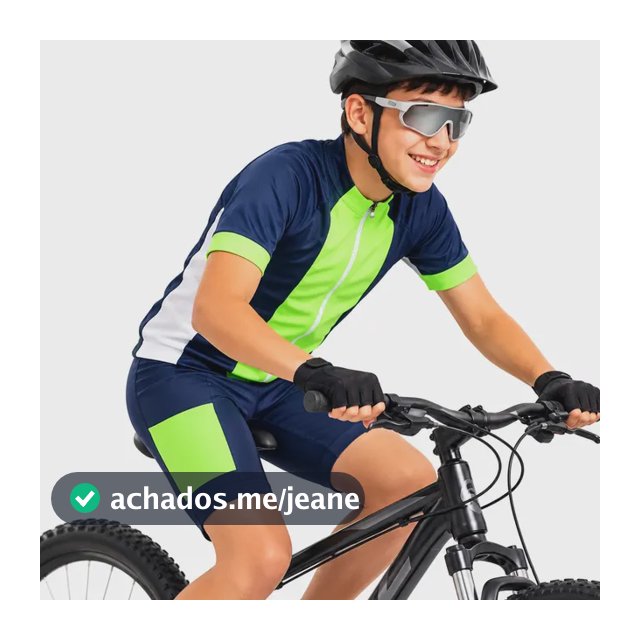 Camisa E Bermuda Ciclismo Infantil Bike Menino Menina Uv30