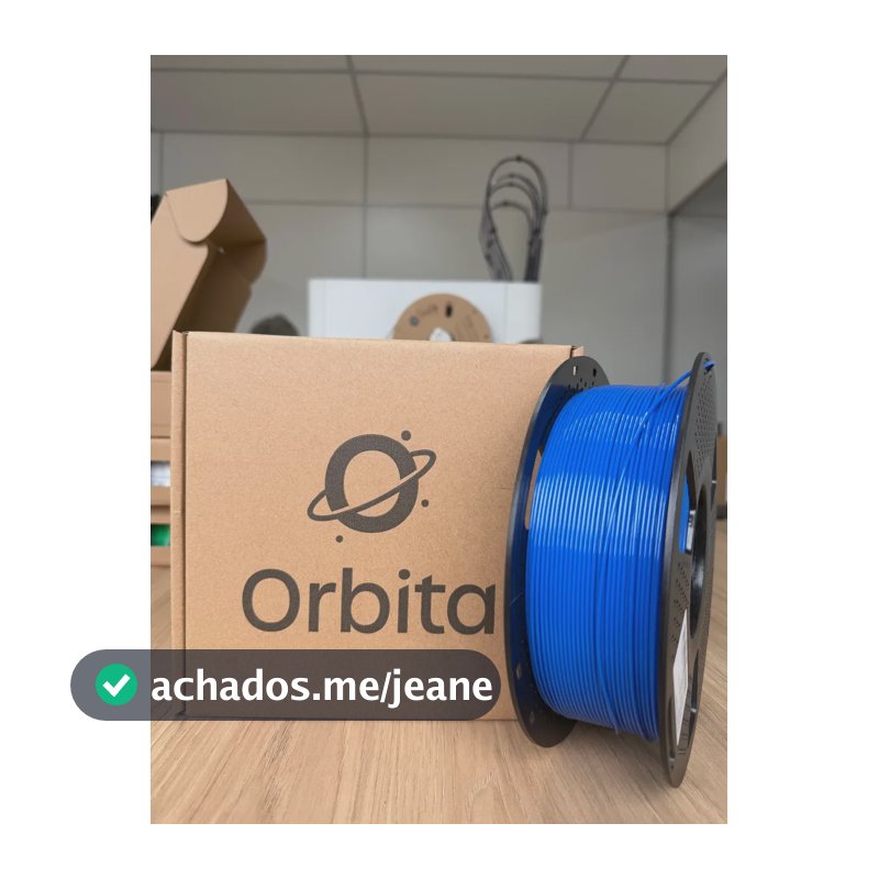 Filamento Petg Para Impressora 3d Orbita 1,75 Mm 1 Kg Azul