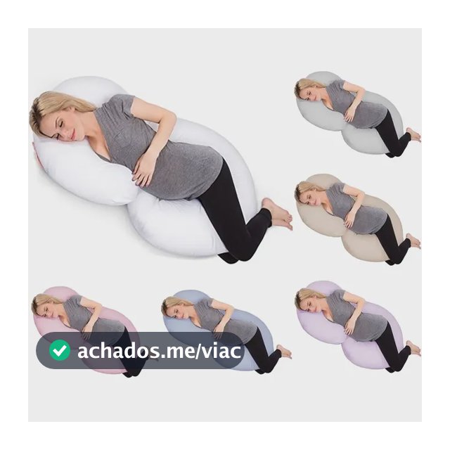 Travesseiro De Corpo Para Gestantes Anatômico Com Fronha