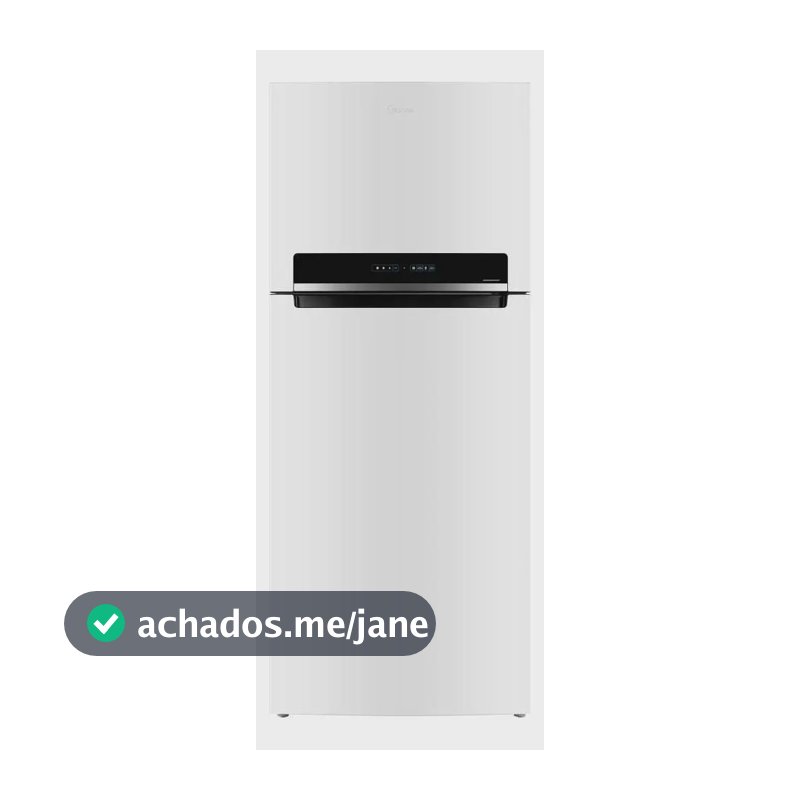 Geladeira Midea Frost Free Duplex Inverter 473L com Painel Digital e A Alarme de Porta Aberta Branca Bivolt