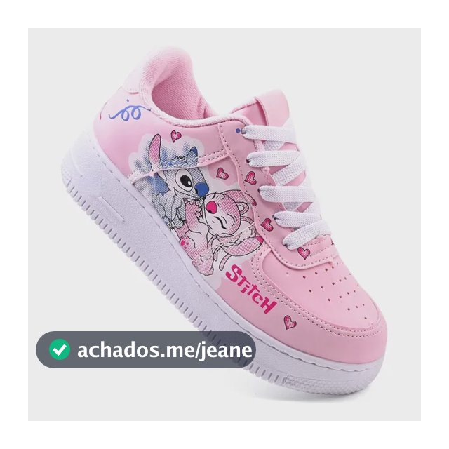 Tenis Infantil Feminino Sti Casual Meninas Moda Outono