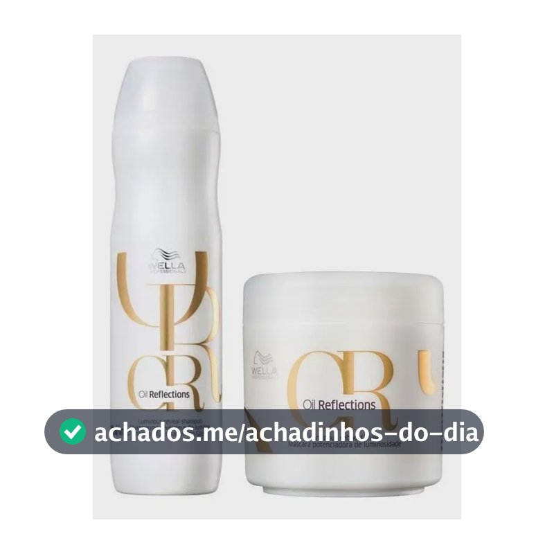 Kit Wella Oil Reflections - Shampoo e Máscara