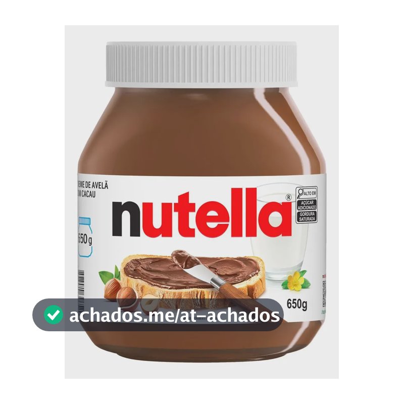 Nutella Tamanho Familia 650g Creme de Avelã Ferrero