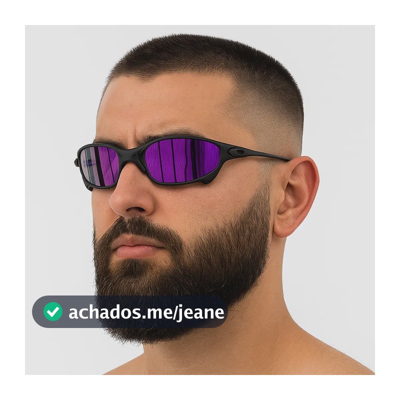 Julieta Carboni Lente Roxo Oculos Sol Armacao Metal Lupa Top