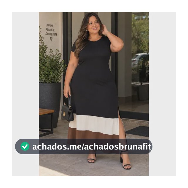 Vestido Plus Size Feminino Liso Manga Curta Casual Elegante