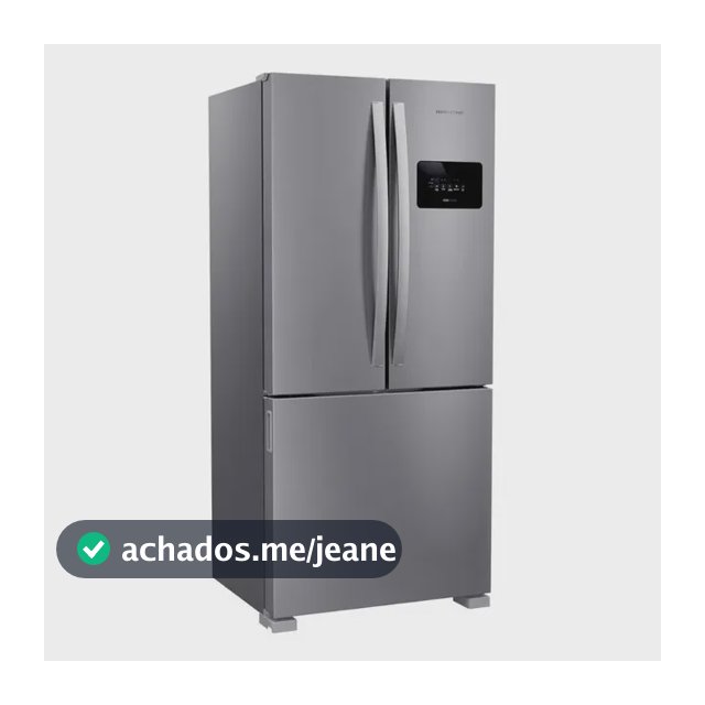 Geladeira Brastemp Bro85mk Frost Free Inverter 559l Inox 110v