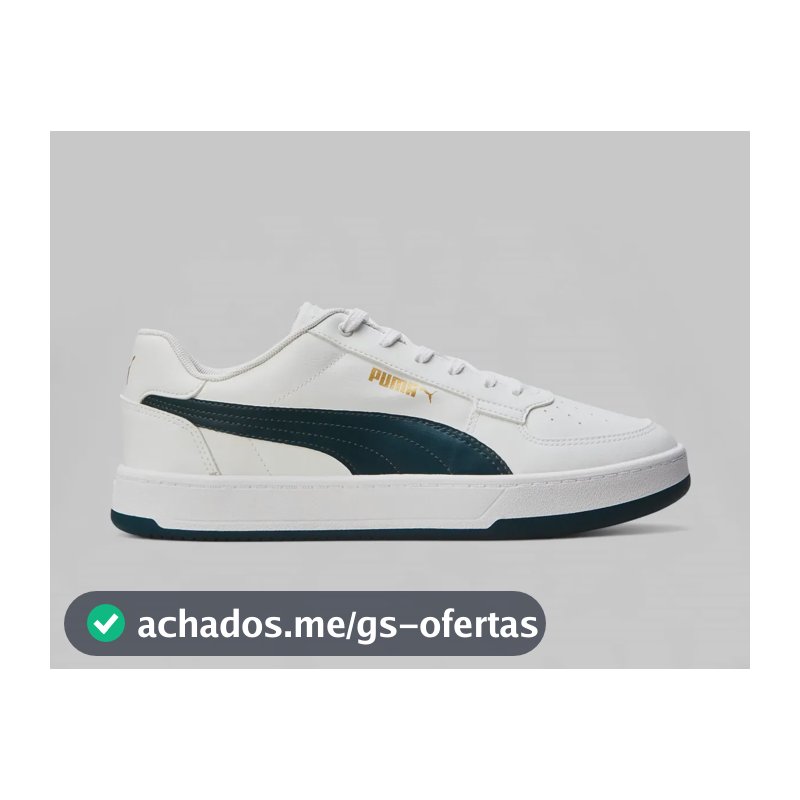 Tênis Masculino Caven 2.0 Bdp Puma Branco E Azul Escuro Liso 40 Br