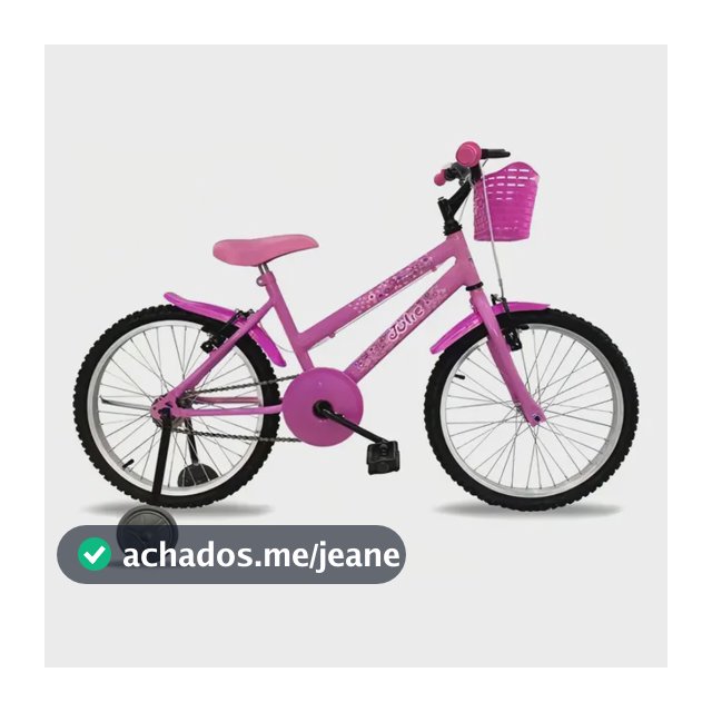 Bicicleta Power Bike Aro 20 Meninas 5-9 Anos