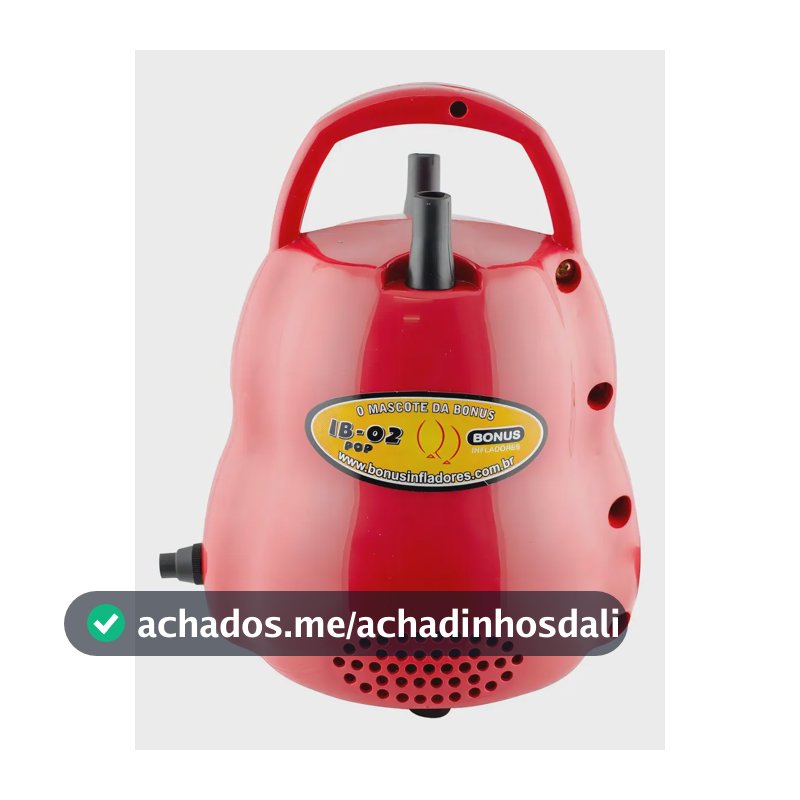 Inflador De Balões Ib-02 Pop 2 Bicos Profissional Bonus