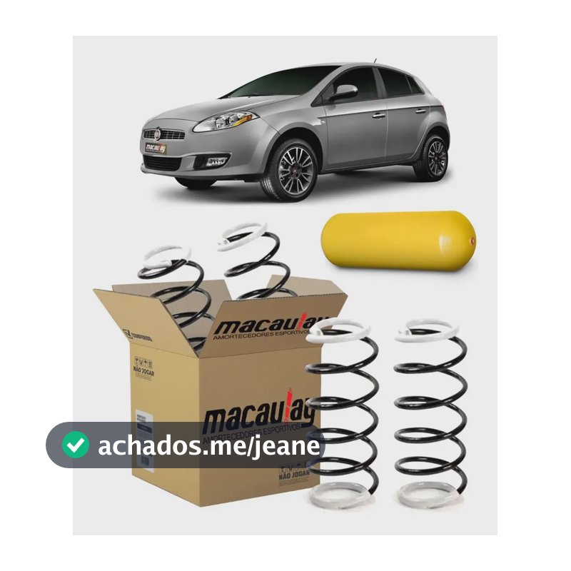 Molas  Macaulay Reforçadas Gnv Traseira Fiat Bravo - Oferta