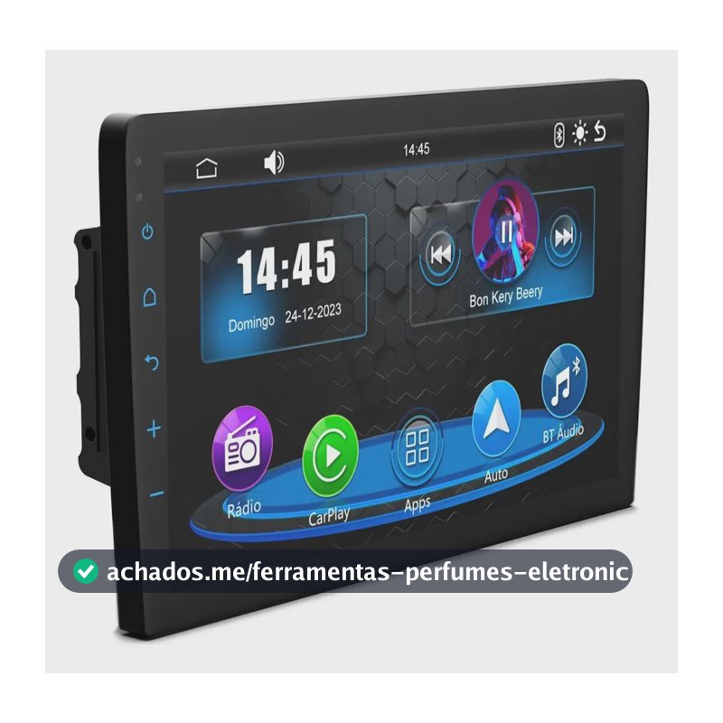Central Multimídia 2 Din Faaftech Cm9 9 Polegadas ConnectMedia com Apple Carplay e Android Auto Com Fio