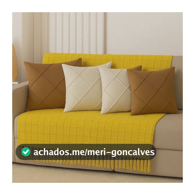 Kit Manta G/ Sofá Gigante 2,40 X 1,70 M + 4 Capas Suede Luxo