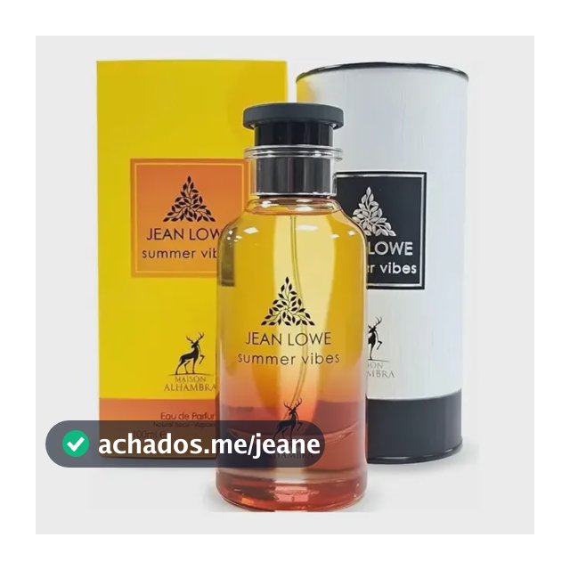 Perfume Árabe - Maison Alhambra Jean Lowe Summer Vibes 100ml
