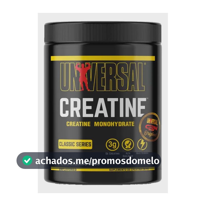 Creatina Pura Monohidratada 300g Classic Series - Universal Sabor Neutro