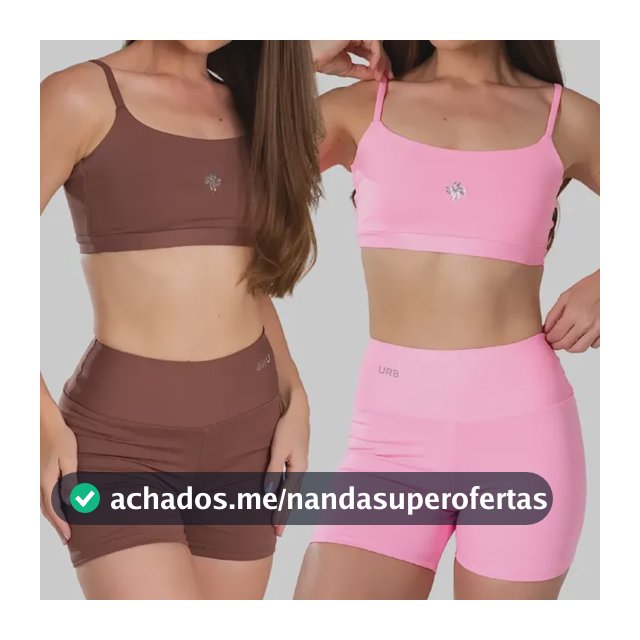 Kit 2 Conjuntos Fitness Feminino De Academia Alta Qualidade