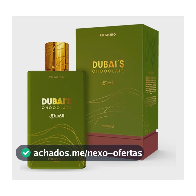Perfume Mawwal Dubai's Pistachio 100ml Chocolate Pistachio
