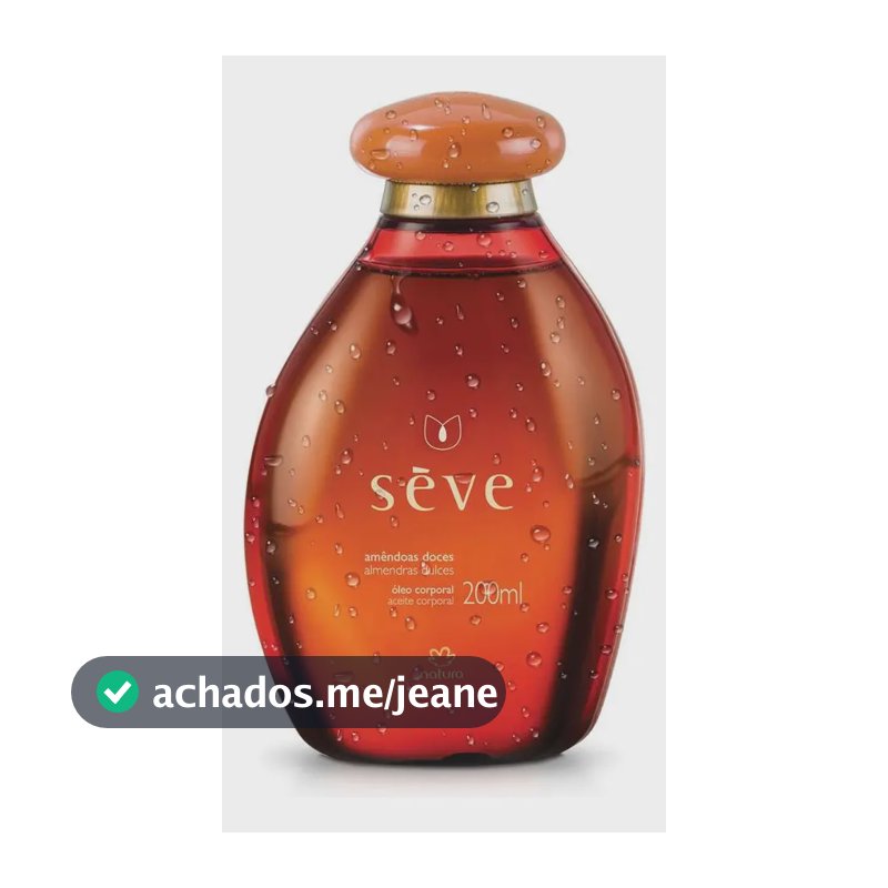 Óleo Desodorante Corporal Sève Amêndoas Doces Natura 200 ml