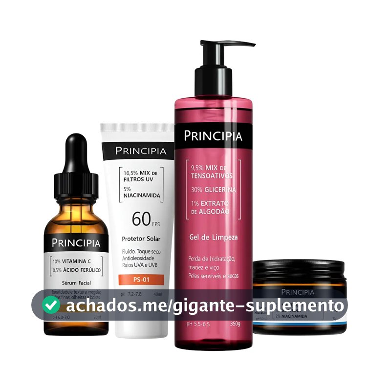 Principia Kit Essencial Gl-03 + Ch + Vc + Ps Sensível Dia/noite