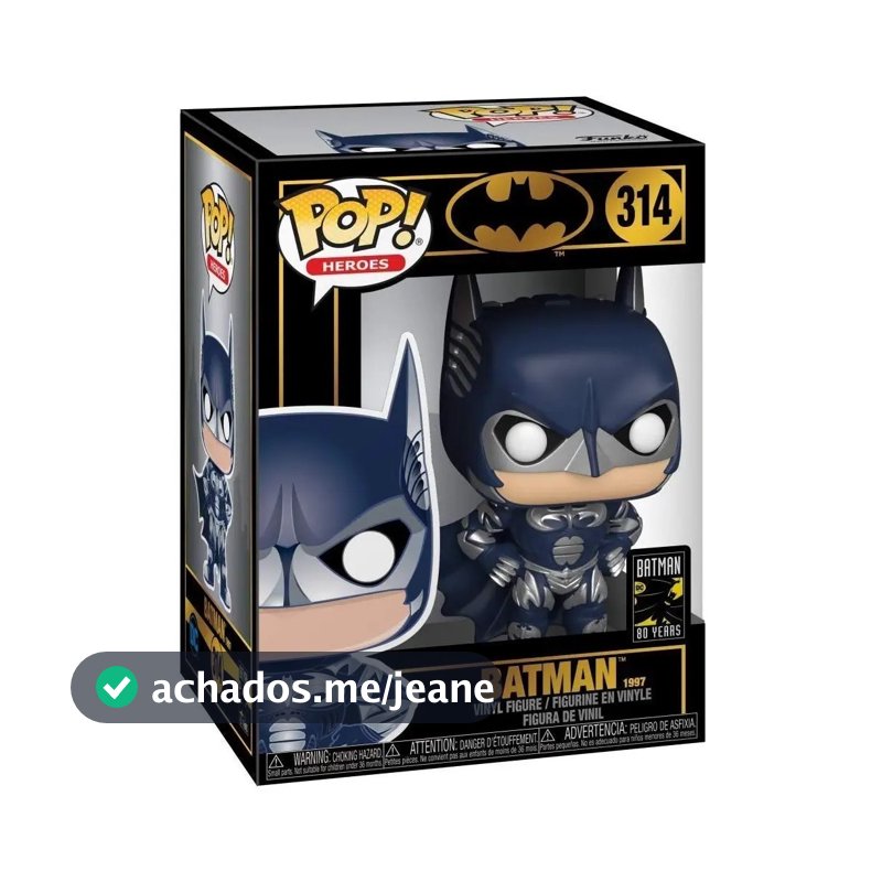 Batman 1997 314 80 Aniversario Funko Pop Dc